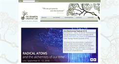 Desktop Screenshot of grameencreativelab.com